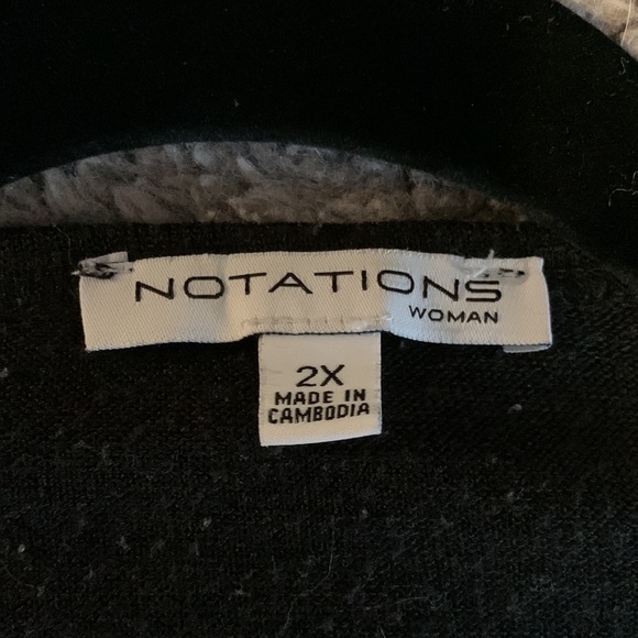 Notations cardigan - Picture 3 of 5